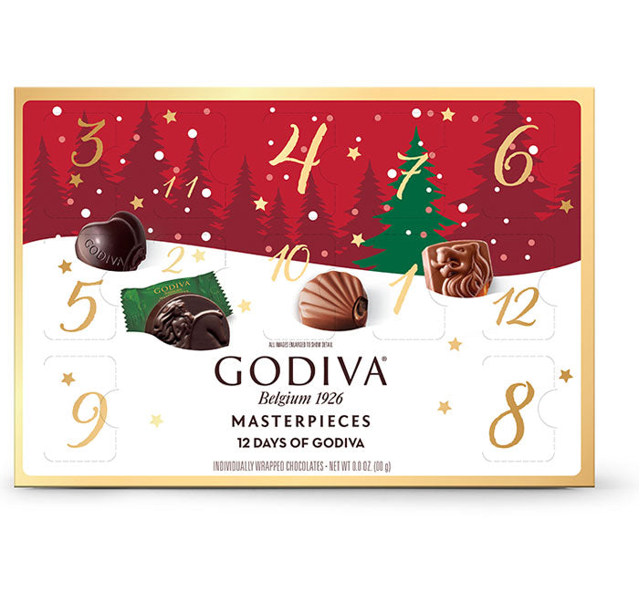 GODIVA ADVENT CALENDAR "12 DAY Super del Corral