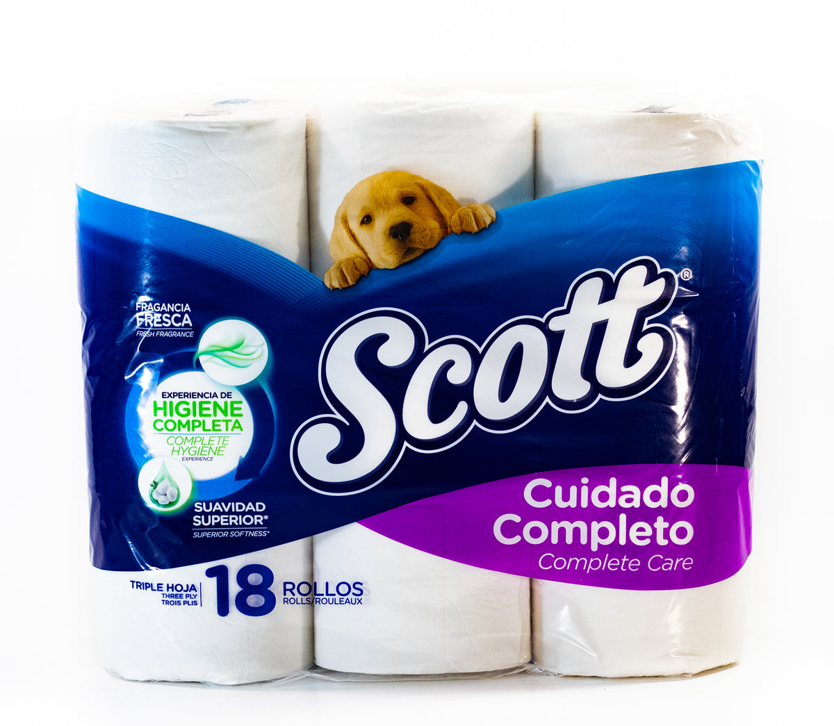  Scottex Papel higiénico original - 128 rollos : Salud y Hogar