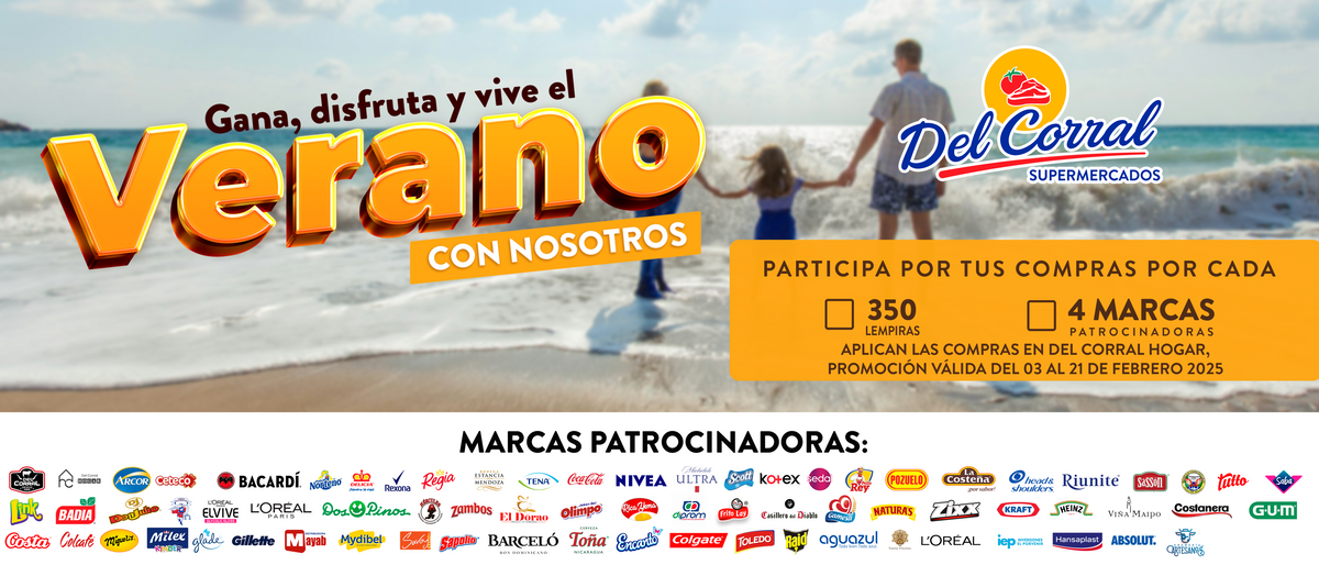 Gana, disfruta y vive el verano con Supermercados Del Corral