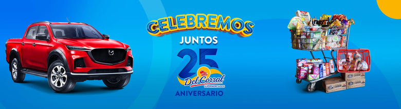 Celebremos juntos; 25 aniversario de Supermercados Del Corral
