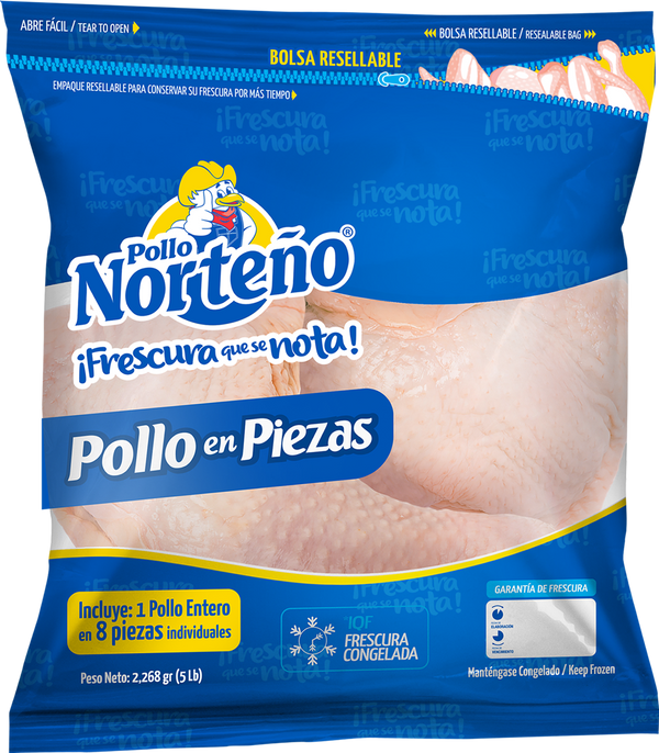 NORTEÑO POLLO EN BOLSA 5 LB