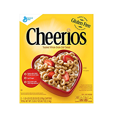 CHEERIOS CEREAL 100% WHO/576ML