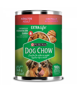 DOG CHOW LATA TROZOS DE POLLO 368 G