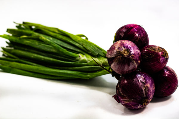 CEBOLLA ROJA FRESCA MAZO