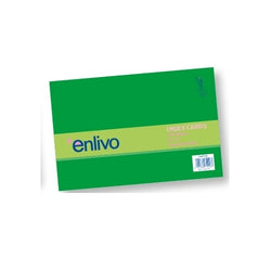 ENLIVO INDEX CARDS 100 PZS 4X6 WHITE