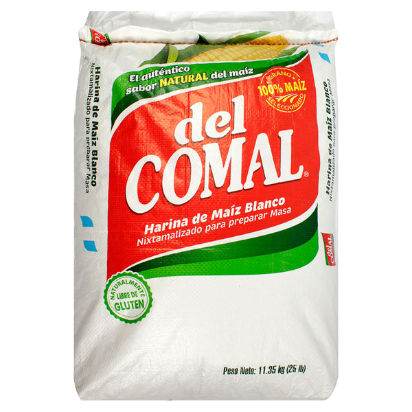 DEL COMAL HARINA DE MAIZ BLANCO 25 LB