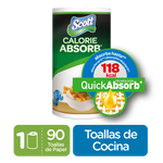 TOALLAS DE COCINA DESECHABLES SCOTT CALORIE ABSORB 1 ROLLO