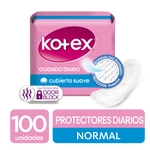 PROTECTORES DIARIOS KOTEX CUIDADO DIARIO, 100 UDS