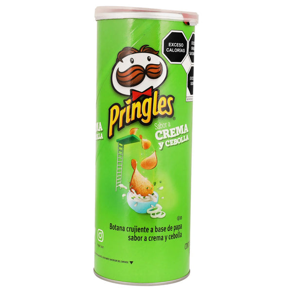 PRINGLES CREMA Y CEBOLLA 124G