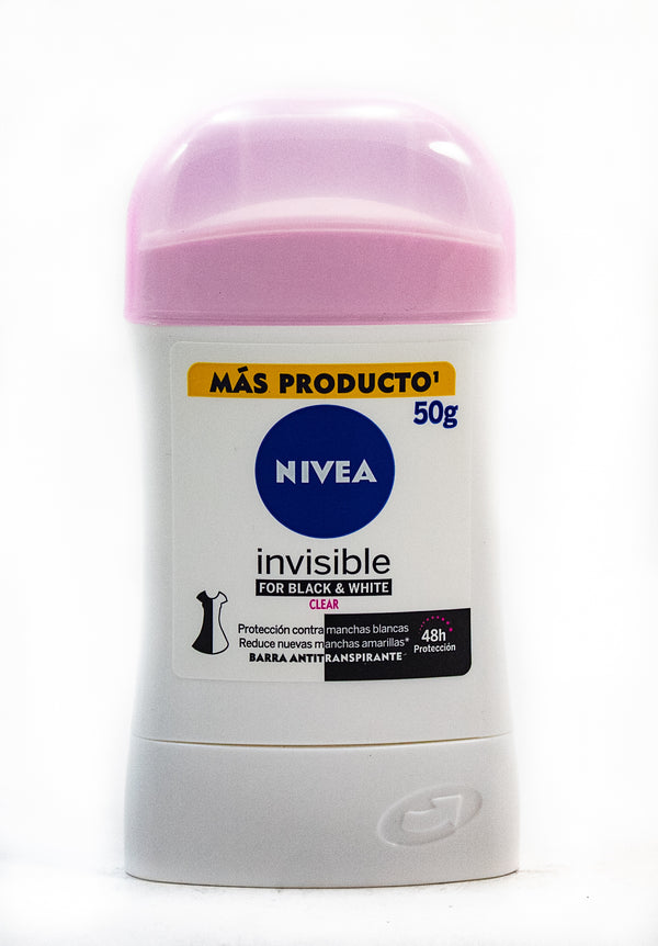 NIVEA DEO STICK BLACK&WHITE 50