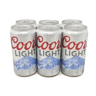 COORS CERVEZA LIGHT L/SIX 12 Z