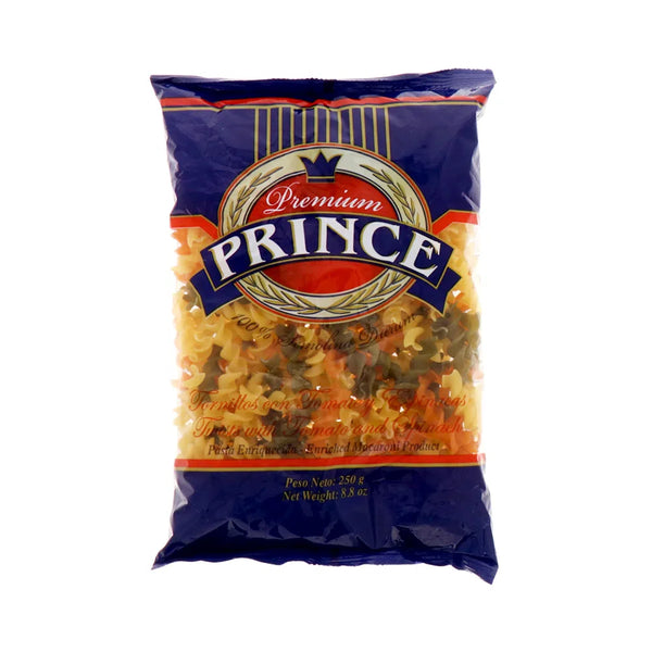 PRINCE TORNILLOS CON TOMATE Y ESPINACAS 250 G