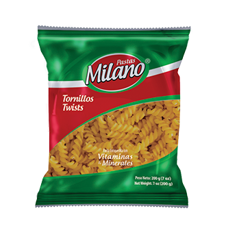 MILANO PASTAS TORNILLOS TWISTS 200 G