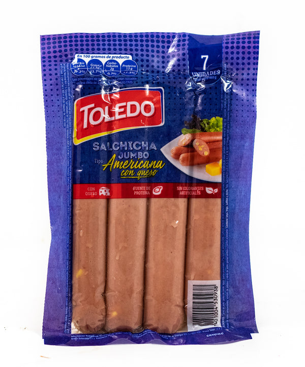 TOLEDO SALCHICHA JUMBO 460 G