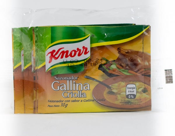 KNORR SAZONADOR GALLINA/CR 10G