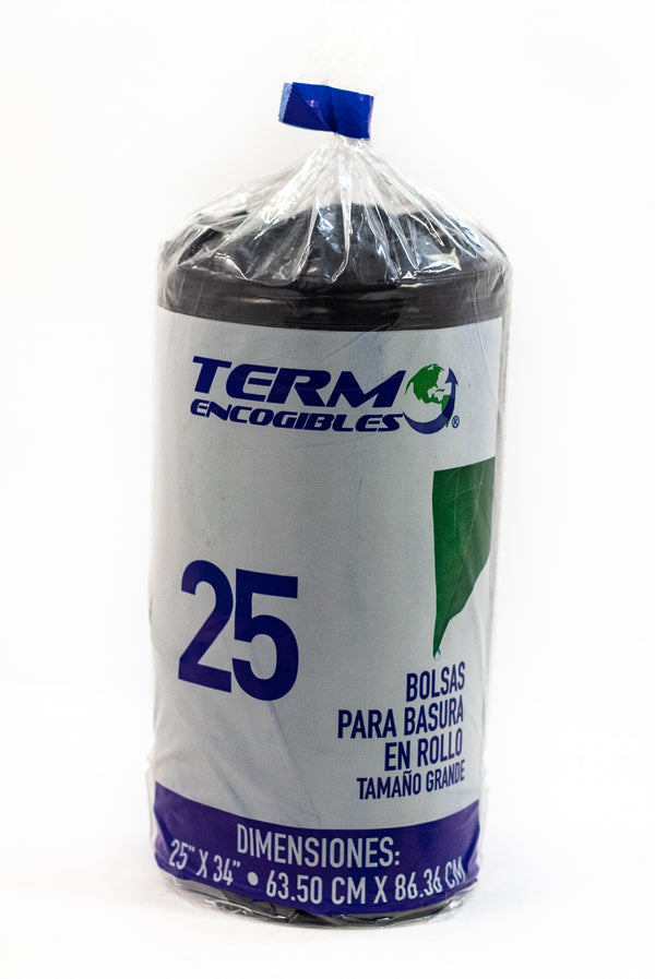 TERMOENCOGIBLE B/BASURA G 25 U