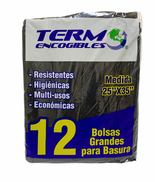 TERMOENCOGIBLE BOLSA/G BASURA/12U