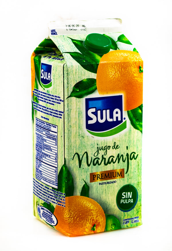 SULA NARANJA SIN PULPA 64 OZ