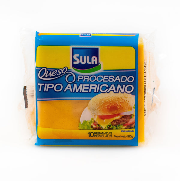 SULA QUESO TIPO AMERICAN 180G