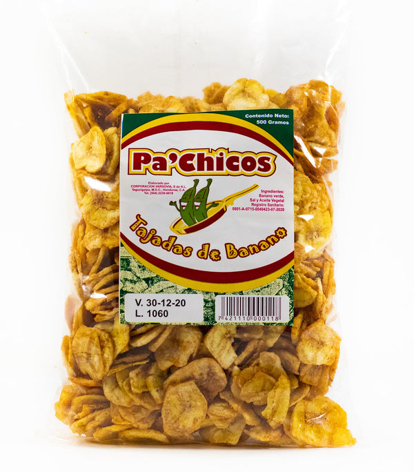 PACHICOS TAJADAS D/BANANO 500G