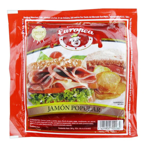 EUROPEA JAMON POPULAR 200 G