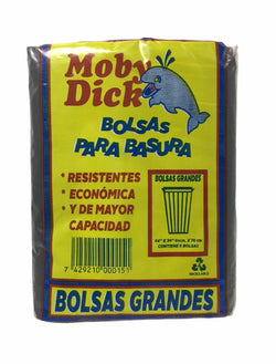 MOBY DICK BOLSA PARA  BASURA G 9 UNIDADES 24X30