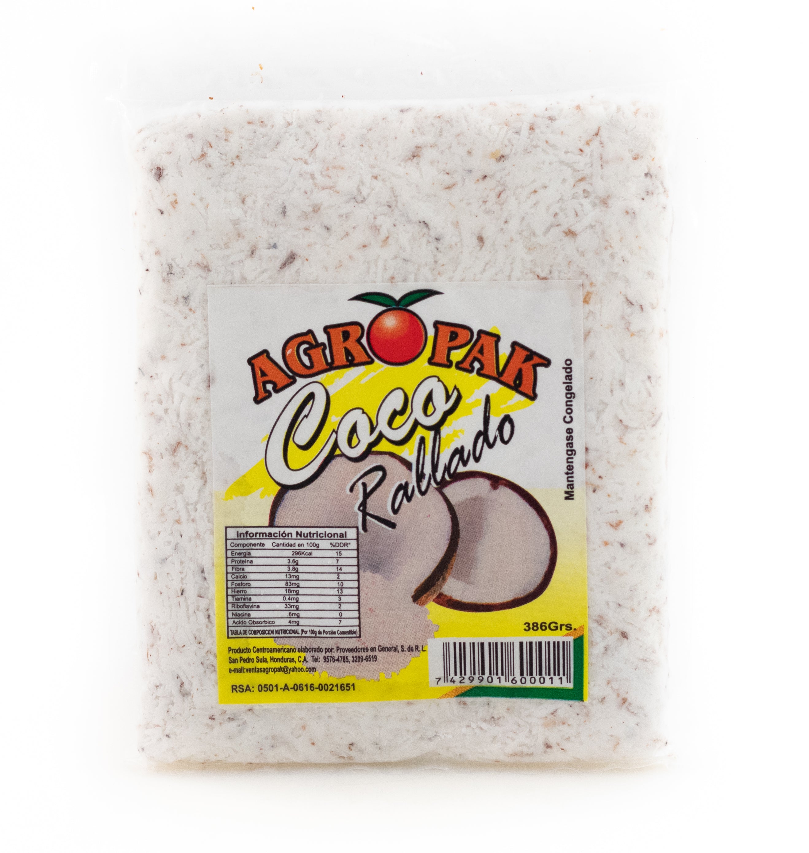 AGROPAK COCO RAYADO 386G Super del Corral