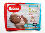 PAÑALES HUGGIES NATURAL CARE PURO Y NATUTAL ETAPA 1/P, 26 UDS