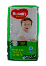 PAÑALES HUGGIES ACTIVE SEC ETAPA 4/XG, 48 UDS