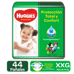 PAÑALES HUGGIES ACTIVE SEC ETAPA 5/XXG, 44 UDS