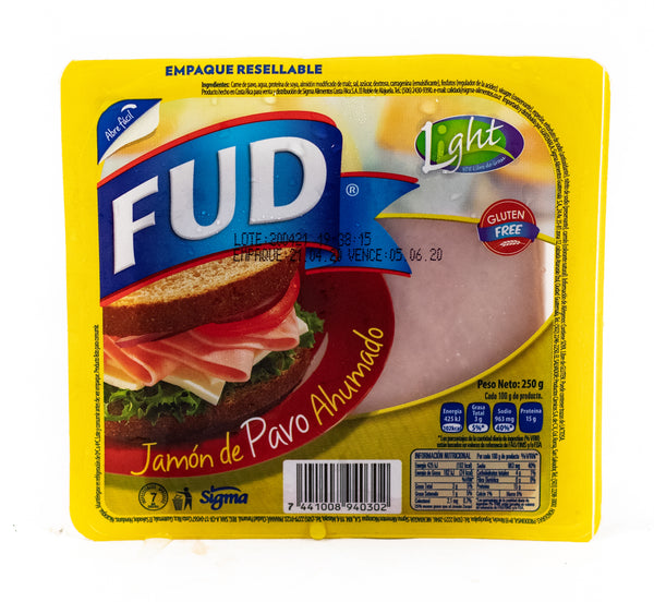 FUD JAMON DE PAVO  AHUMA 250 G