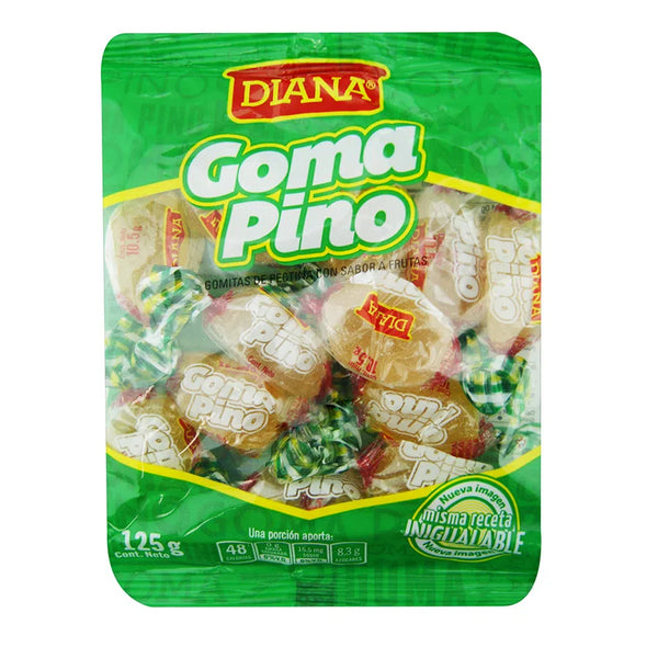 GOMA PINO SABOR FRUTA 125GRS