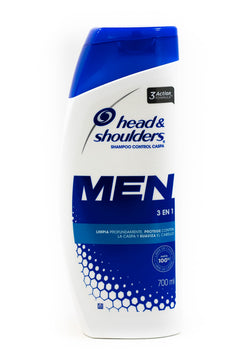 H&S SHAMPOO 3 EN 1 MEN / 700ML