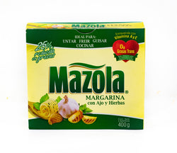 MAZOLA MARGARINA CON AJO 400 G