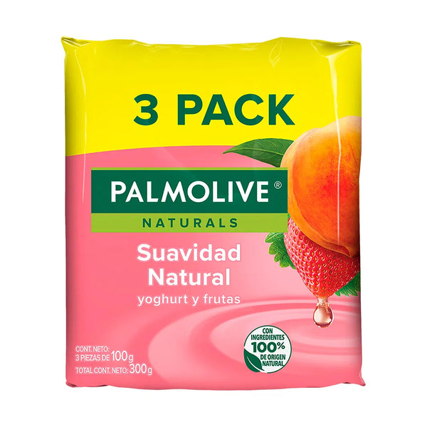 PALMOLIVE JABON  YOG FRUIT PK 3X100G