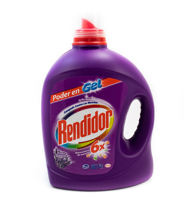 RENDIDOR DETREGENTE LIQUIDO LAVANDA 5 LTS