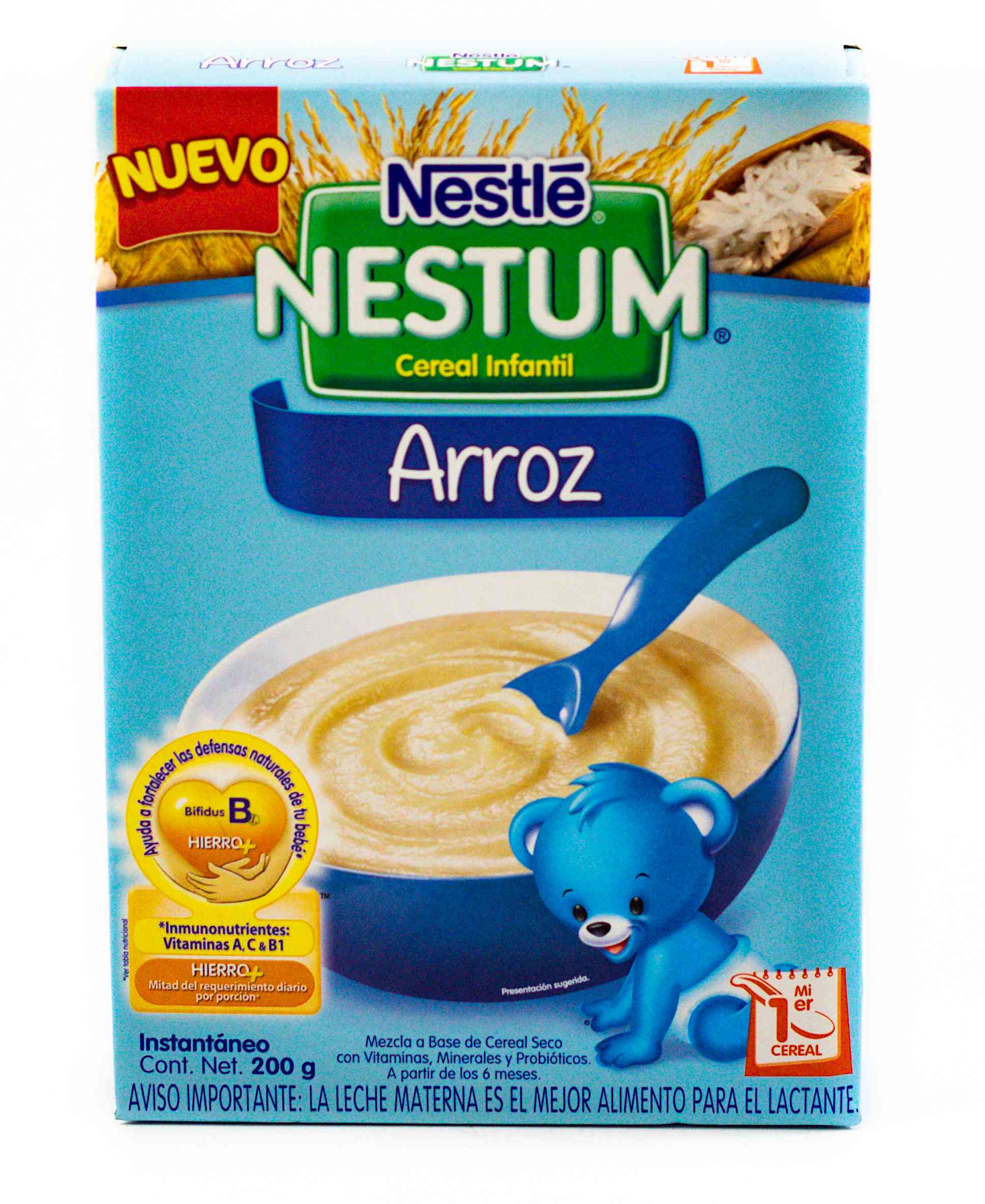 Nestle Nestum Arroz Cereal Infantil, 200 g