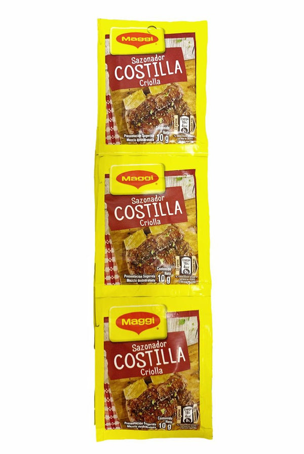 MAGGI SAZONADOR COSTILLA CRIOLLA 10X12