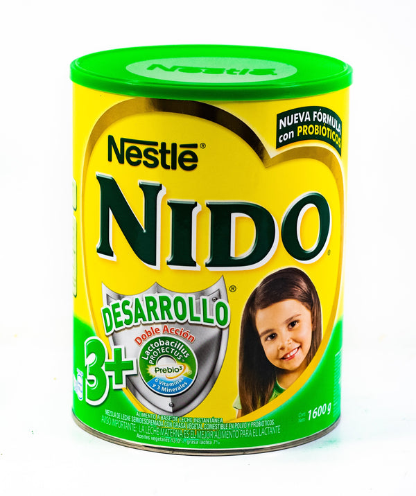 NIDO LECHE 3+  LATA 1600GRS