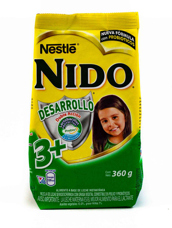 NIDO LECHE 3+ 360GRS