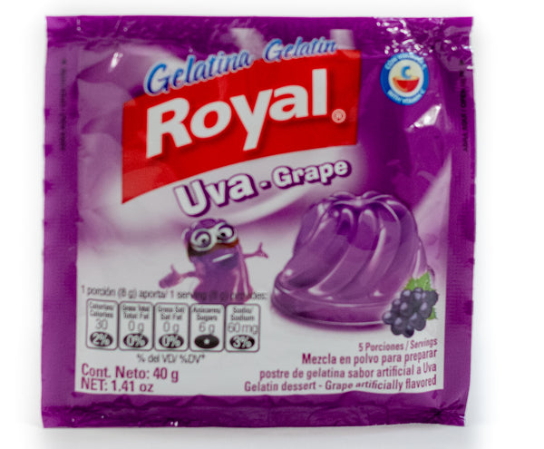 ROYAL GELATINA UVA 40 GRAMOS