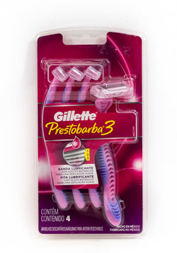 GILLETTE PRESTOBARBA 3 4PACK