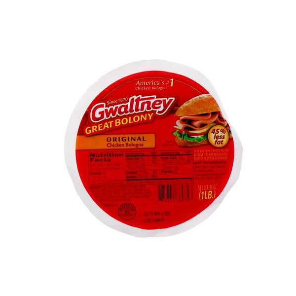 GWALTNEY ORIGINAL CHICKEN BOLOGNA 1LB