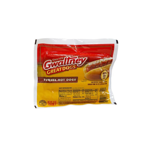 GWALTNEY TURKEY HOTDOGS 1LB