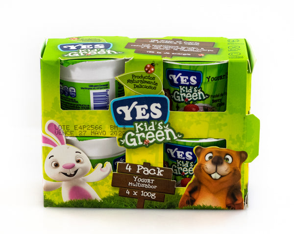 YES YOGURT KIDS 4 PACK 100 GRS