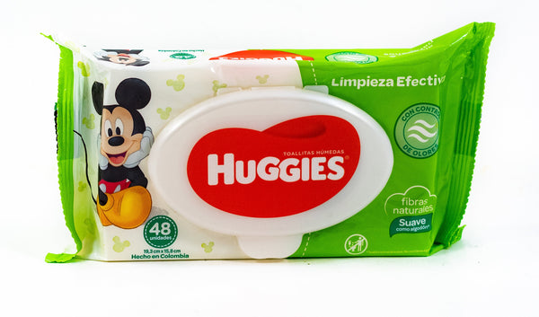 TOALLITAS HÚMEDAS HUGGIES LIMPIEZA EFECTIVA, 48 UDS