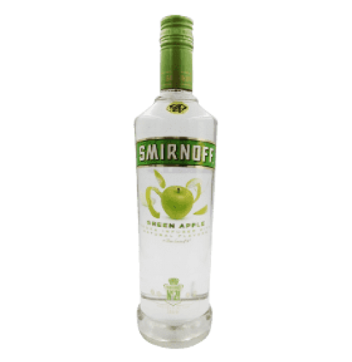 SMIRNOFF VODKA GREEN APL 750ML