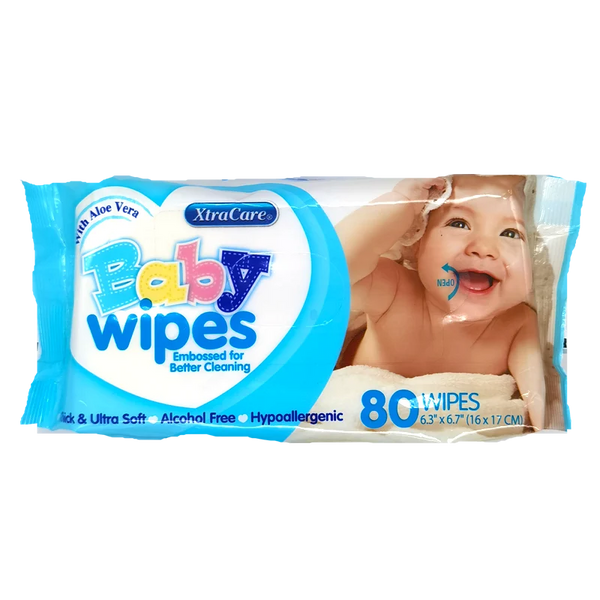 XTRA CARE BABY WIPES 80