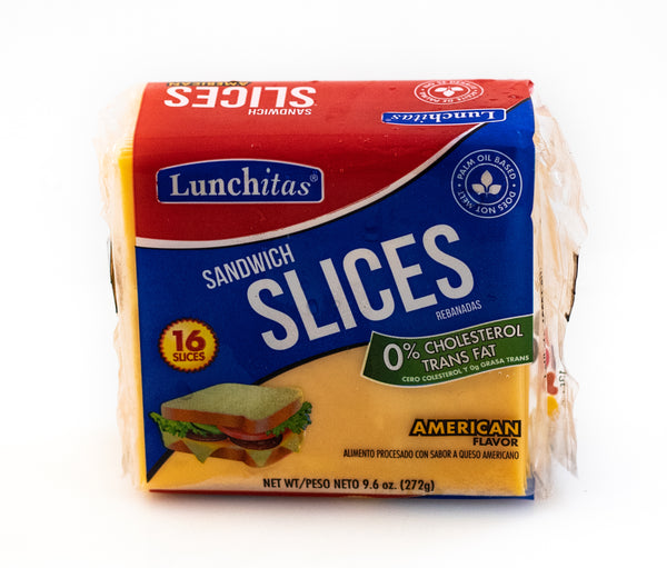 LUNCHITAS YELLOW AMERICAN SLIC