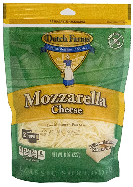 DUTCH QUESO TIRAS MOZZARELLA 8OZ